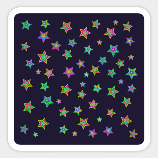 Star pattern Sticker